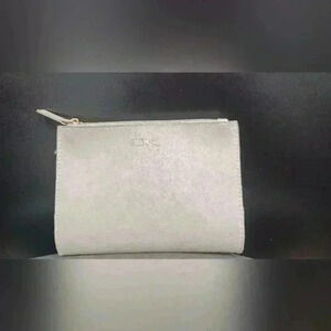 Donna Karan Women's Cosmetics Clutch Makeup  Bag Beige Tan 5x7"